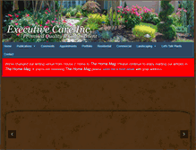 Tablet Screenshot of executivecareinc.com